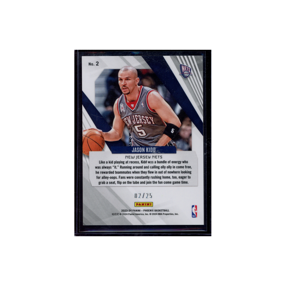 Jason Kidd 2023-24 Panini Phoenix Basketball Fire And Ice /25