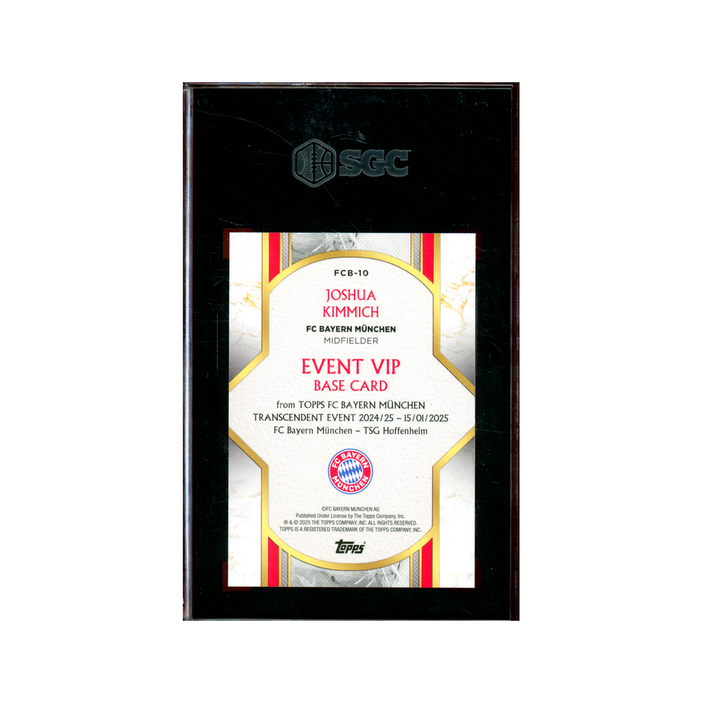 Joshua Kimmich 2024-25 Topps Transcendent FCB 1/1 SGC 9