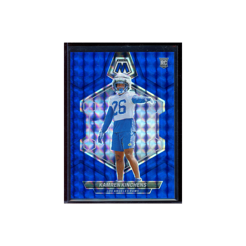 Kamren Kinchens 2024 Panini Mosaic Football Rookie Blue Mosaic /99
