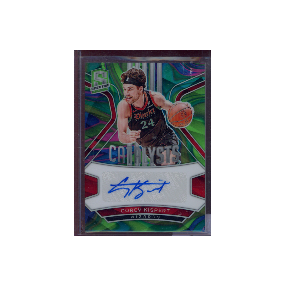 Corey Kispert 2023-24 Panini Spectra Basketball Auto 5/5