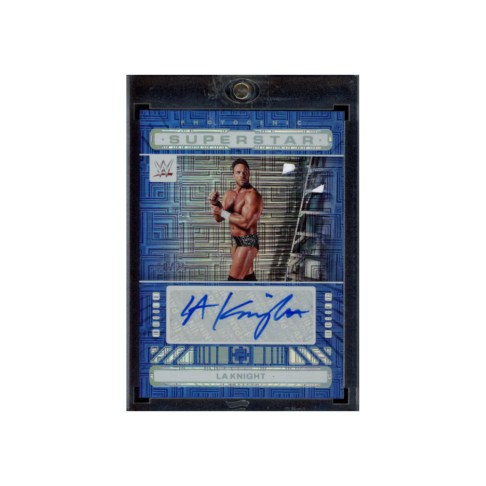 LA Knight 2024 Panini Photogenic WWE Superstar Auto Maze /25