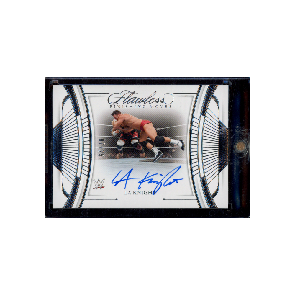 LA Knight 2024 Panini Flawless WWE Finishing Moves Auto /25