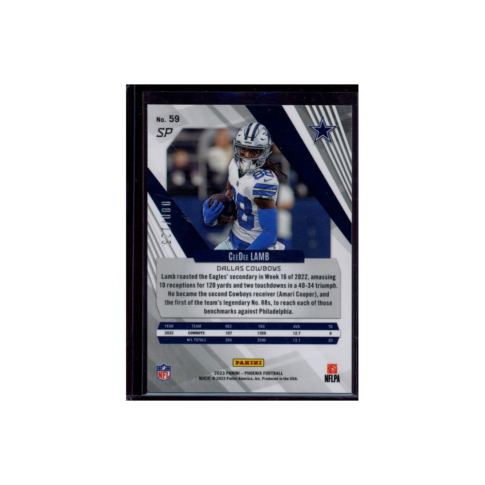 CeeDee Lamb 2023 Panini Phoenix Football /125