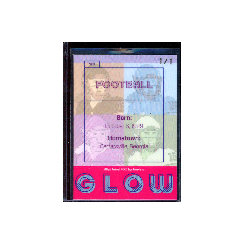 Trevor Lawrence 2022 Super Glow Football 1/1 #2