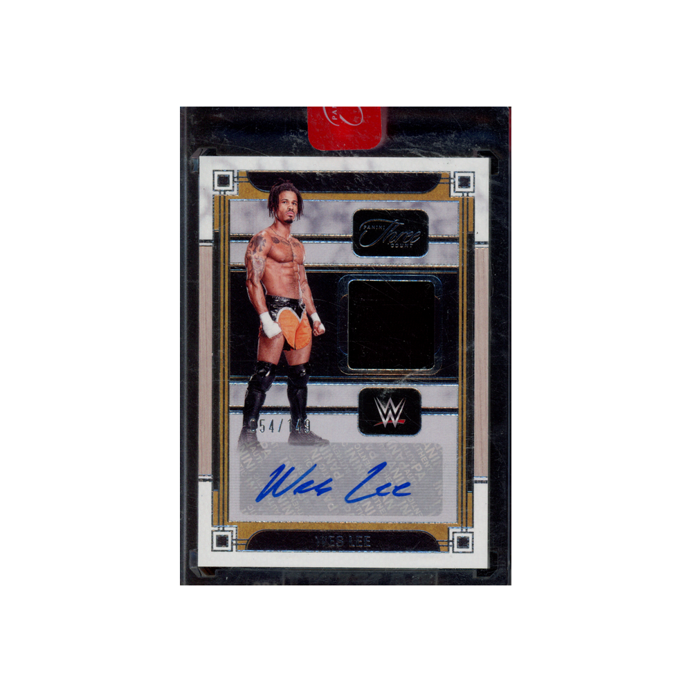 Wes Lee 2024 Panini Three Count WWE Patch Auto /149