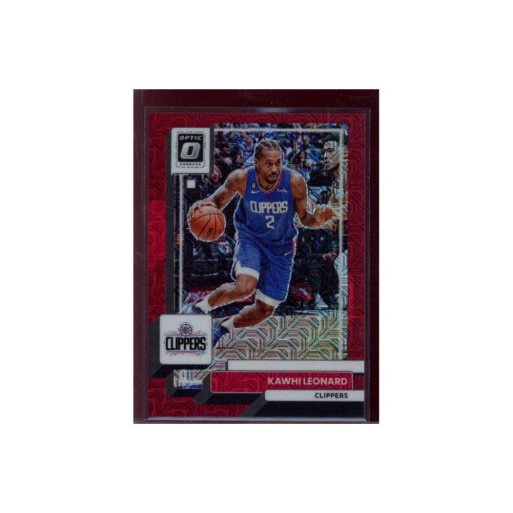 Kawhi Leonard 2022-23 Panini Donruss Optic Red Choice /88