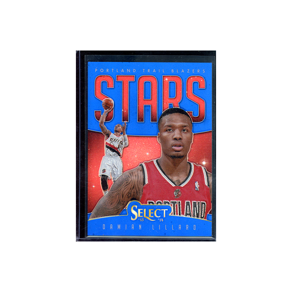 Damian Lillard 2013-14 Panini Select Basketball Stars Blue /49