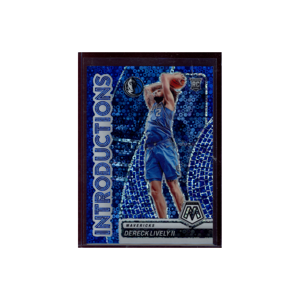 Dereck Lively II 2023-24 Panini Mosaic Basketball Rookie Introductions /85