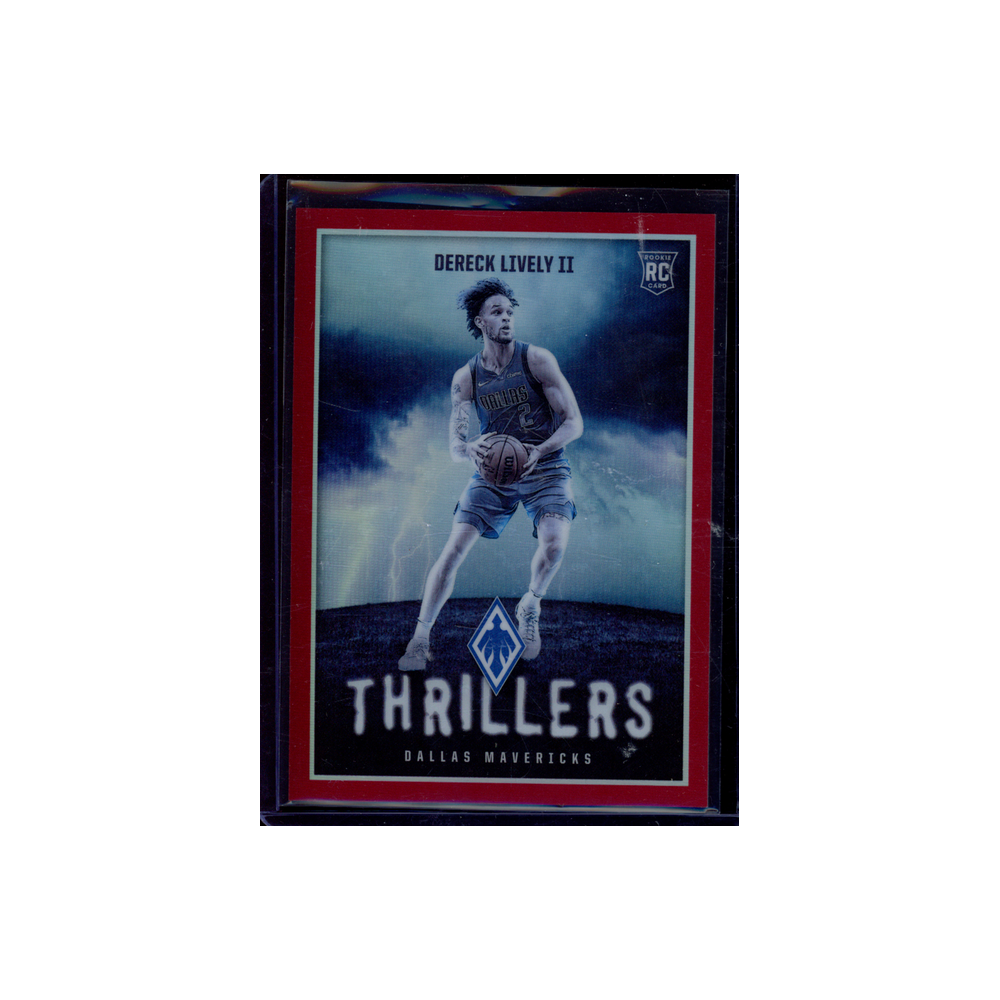 Dereck Lively II 2023-24 Phoenix Basketball Rookie Thrillers Red /125