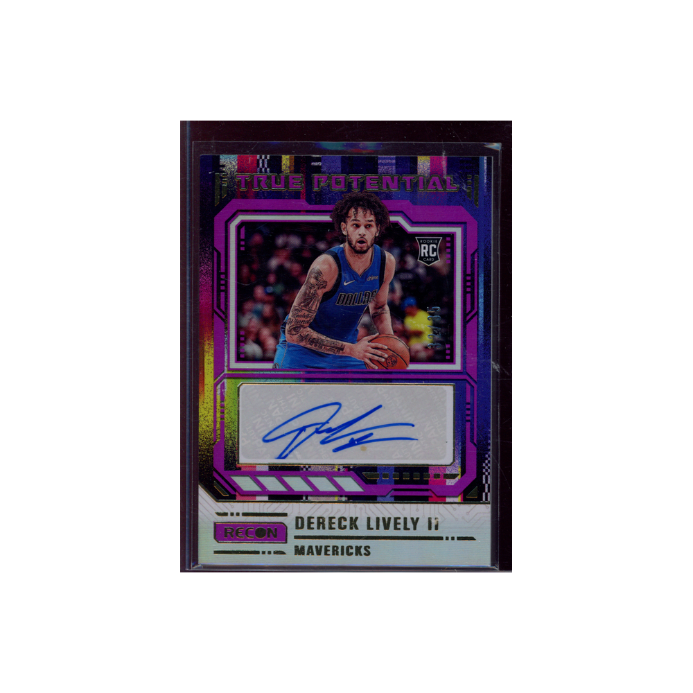 Dereck Lively II 2023-24 Panini Recon Basketball Rookie True Potential Auto /35