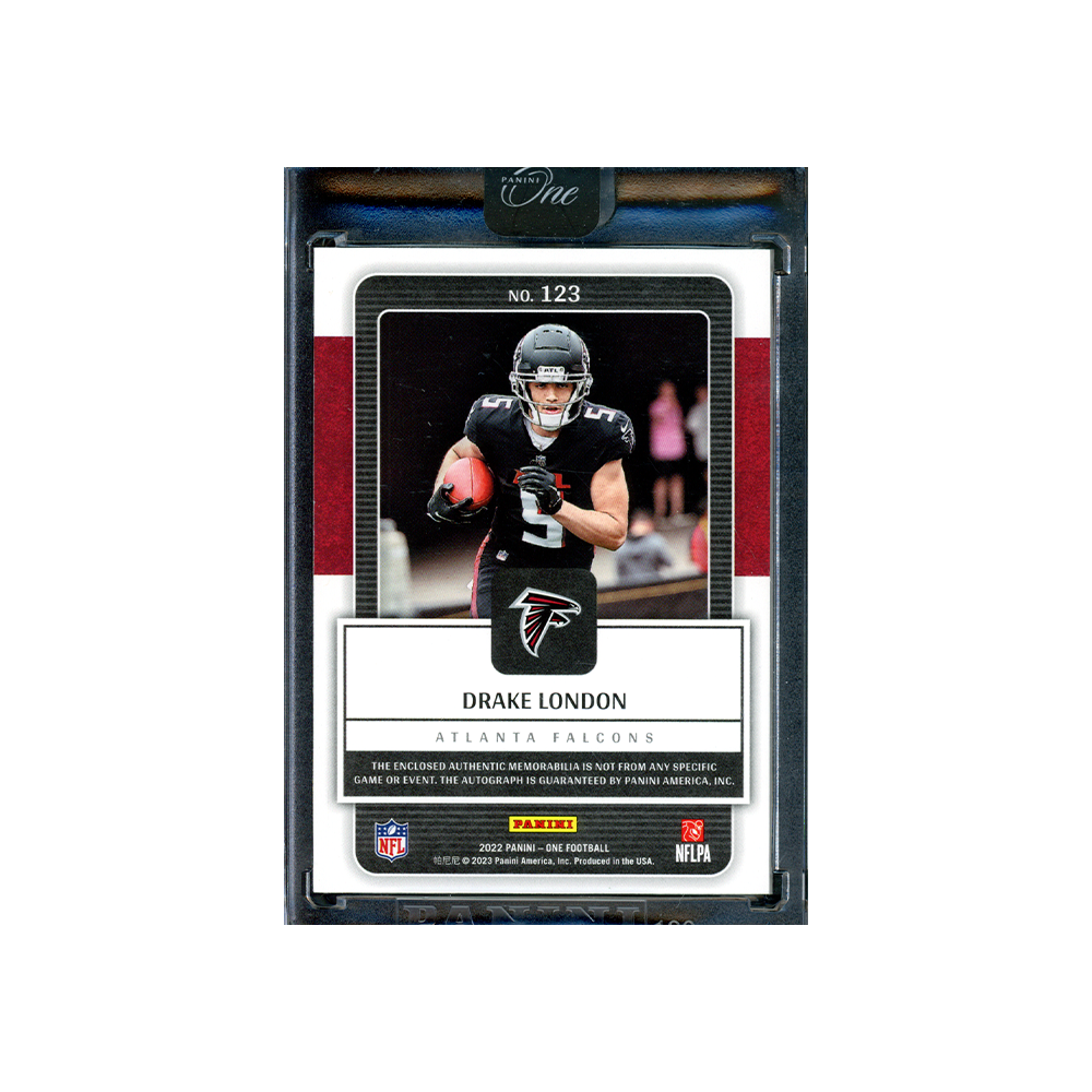 Drake London 2022 Panini One Football RPA /49