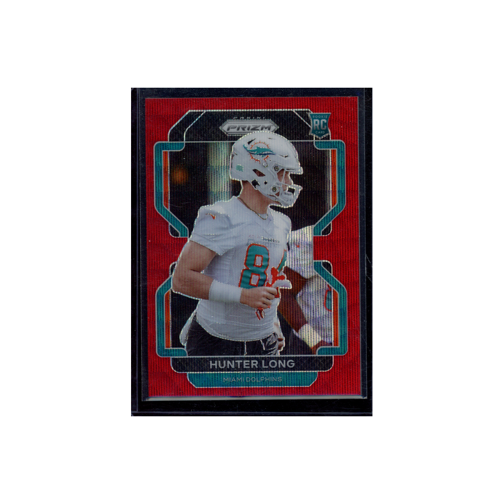 Hunter Long 2021 Panini Prizm Football Rookie Red Wave /149