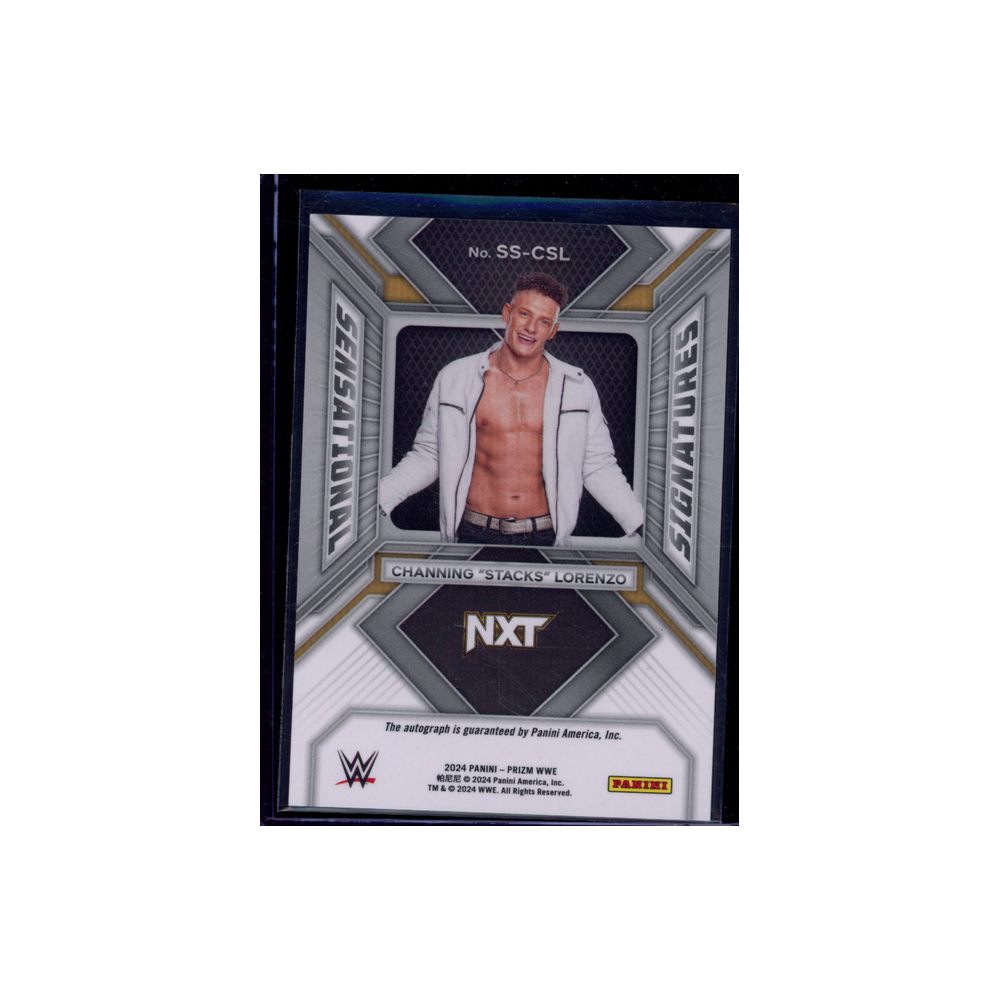 Channing Stacks Lorenzo 2024 Panini Prizm WWE Sensational Signatures Auto