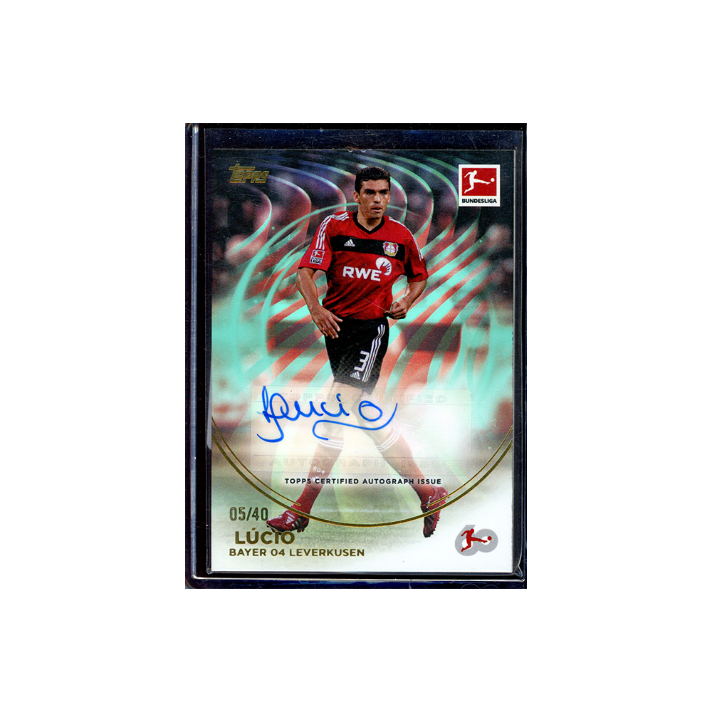 Lucio 2023-24 Topps 60 Years of Bundesliga Soccer Auto /40