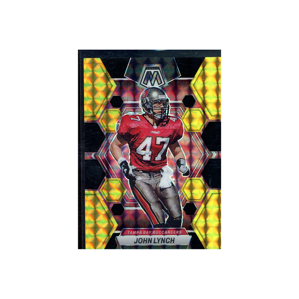 John Lynch 2023 Panini Mosaic Football Black Gold /8