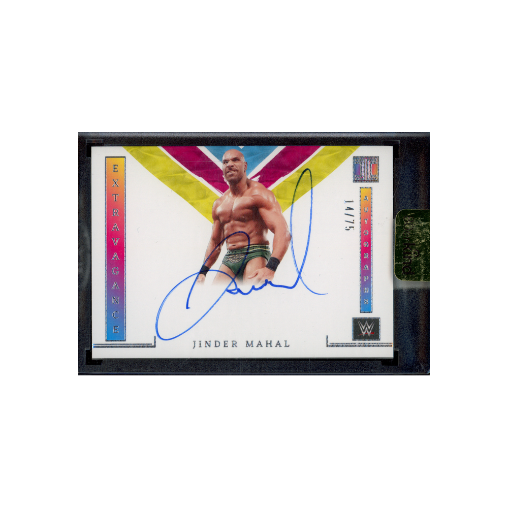 Jinder Mahal 2023 Panini Impeccable WWE Extravagance Auto /75