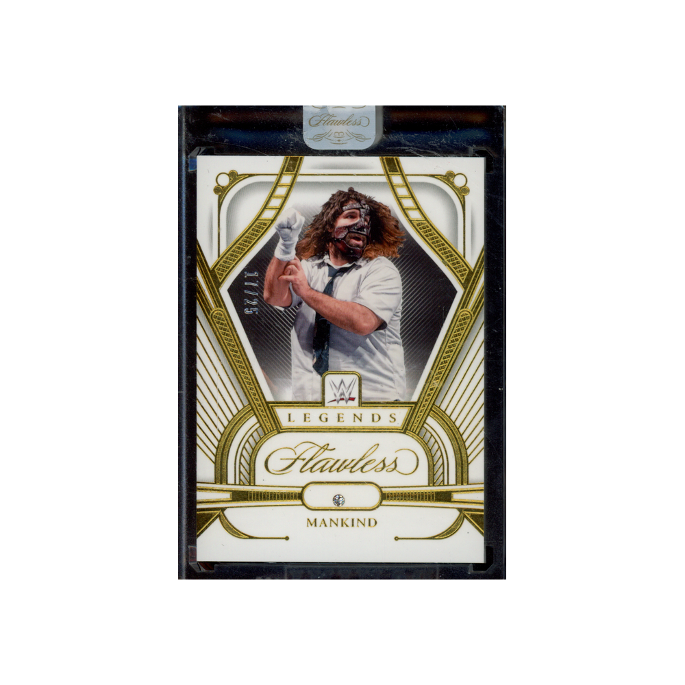 Mankind 2024 Panini Flawless WWE Legends Gold Diamond /25