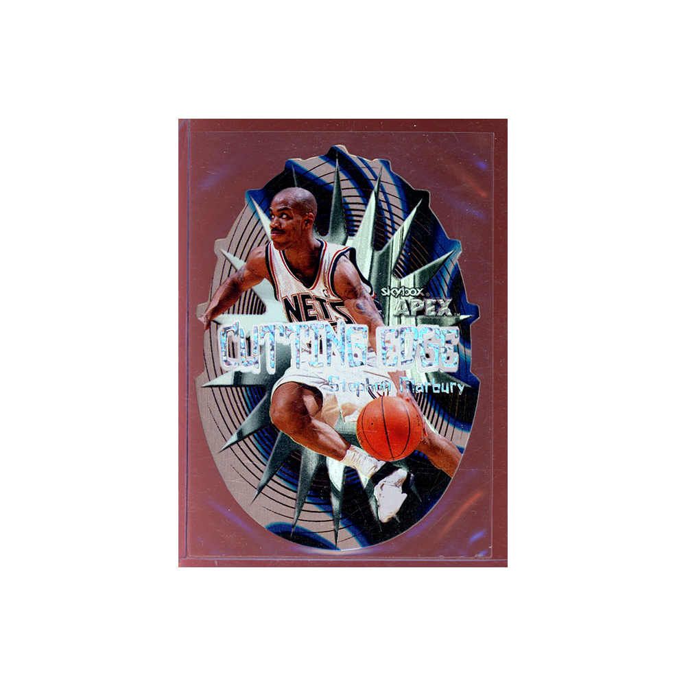 Stephon Marbury 1999 Skybox Apex Cutting Edge PLUS Die-Cut