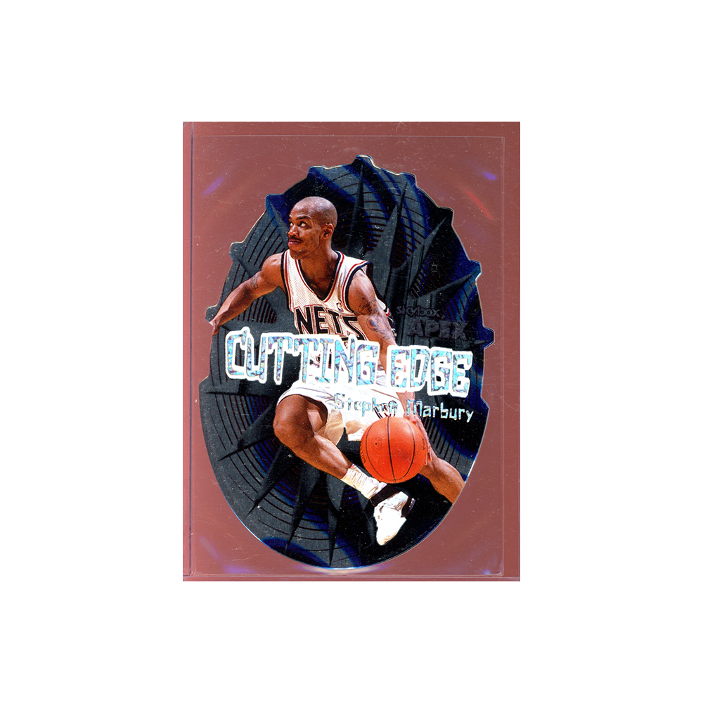 Stephon Marbury 1999 Skybox Apex Cutting Edge Die-Cut
