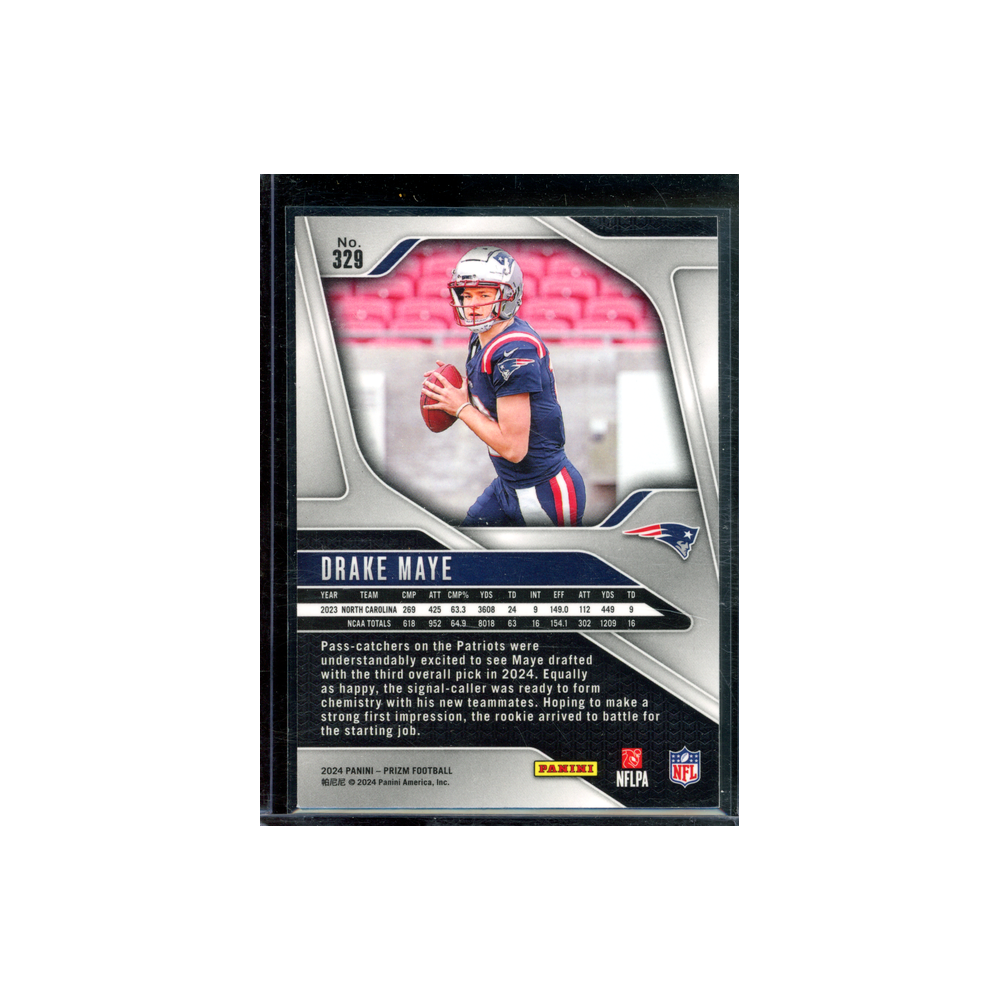 Drake Maye 2024 Panini Prizm Football Rookie