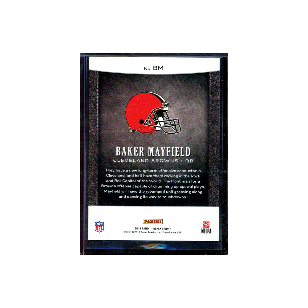 Baker Mayfield 2019 Panini Black Friday Football /199