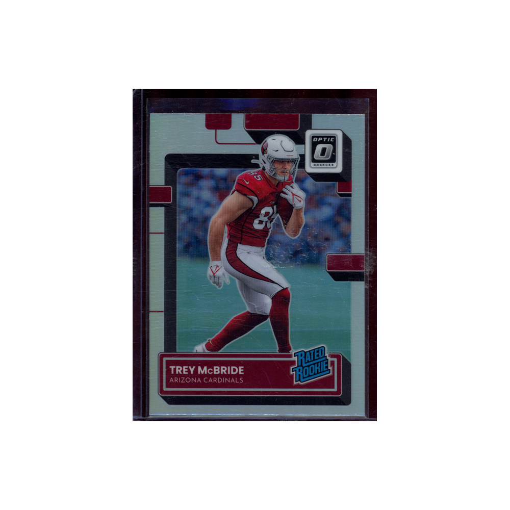 Trey McBride 2022 Panini Donruss Optic Football Rated Rookie Holo