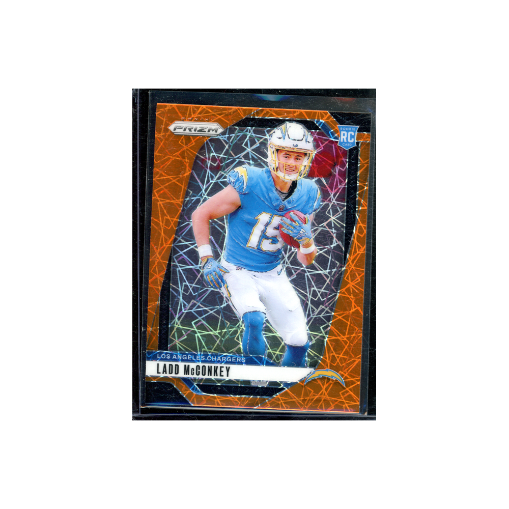 Ladd McConkey 2024 Prizm Football Lazer Prizm Rookie