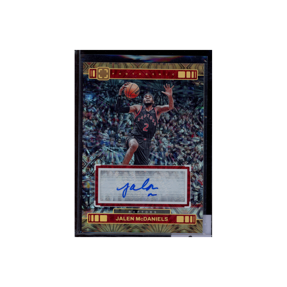 Jalen McDaniels 2023-24 Panini Photogenic Basketball Auto /5