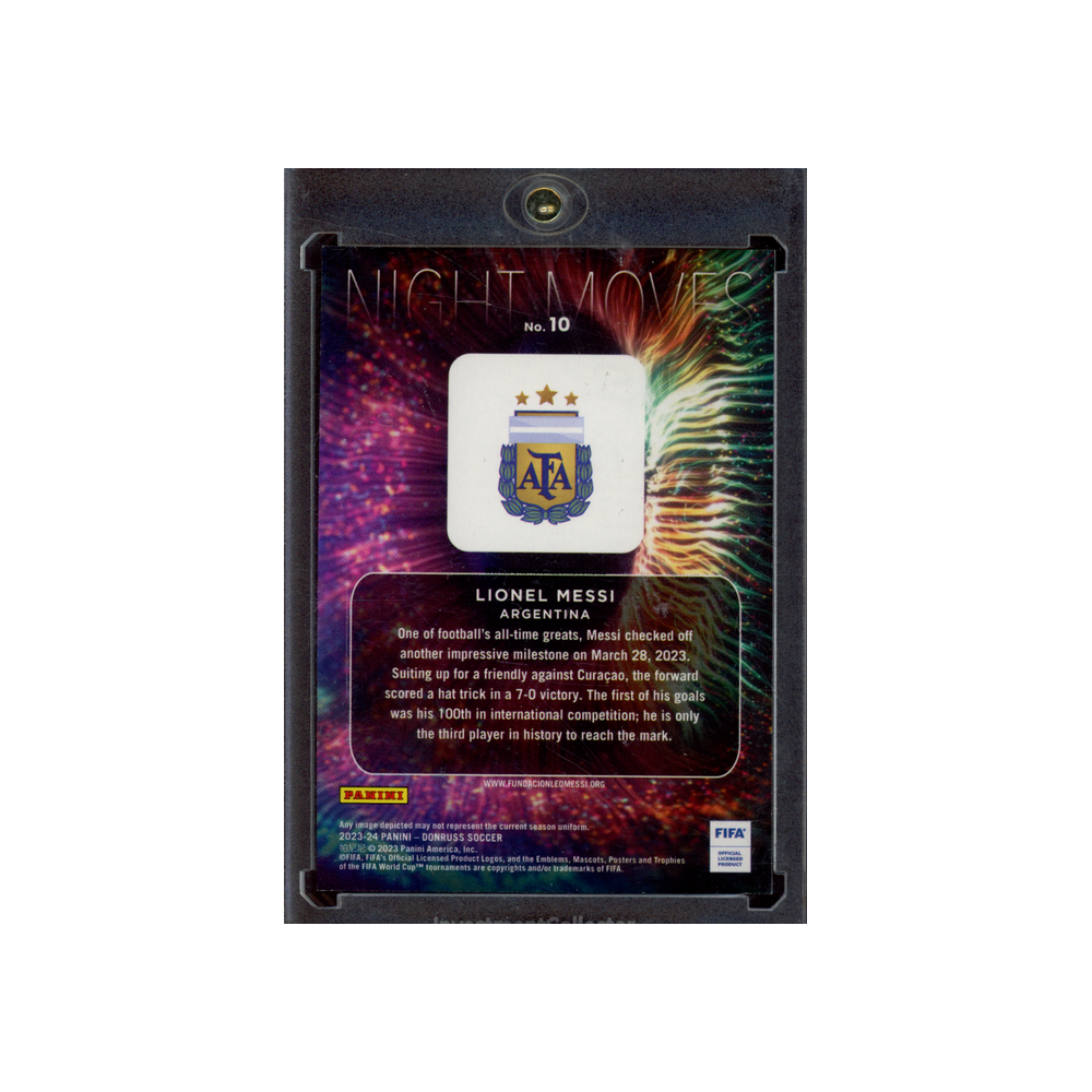 Lionel Messi 2023-24 Panini Donruss Soccer Night Moves
