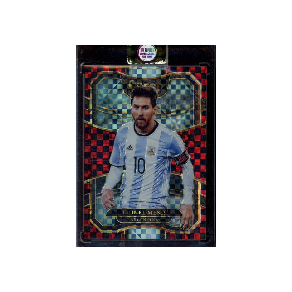 Lionel Messi 2017-18 Panini Select Soccer Checkerboard