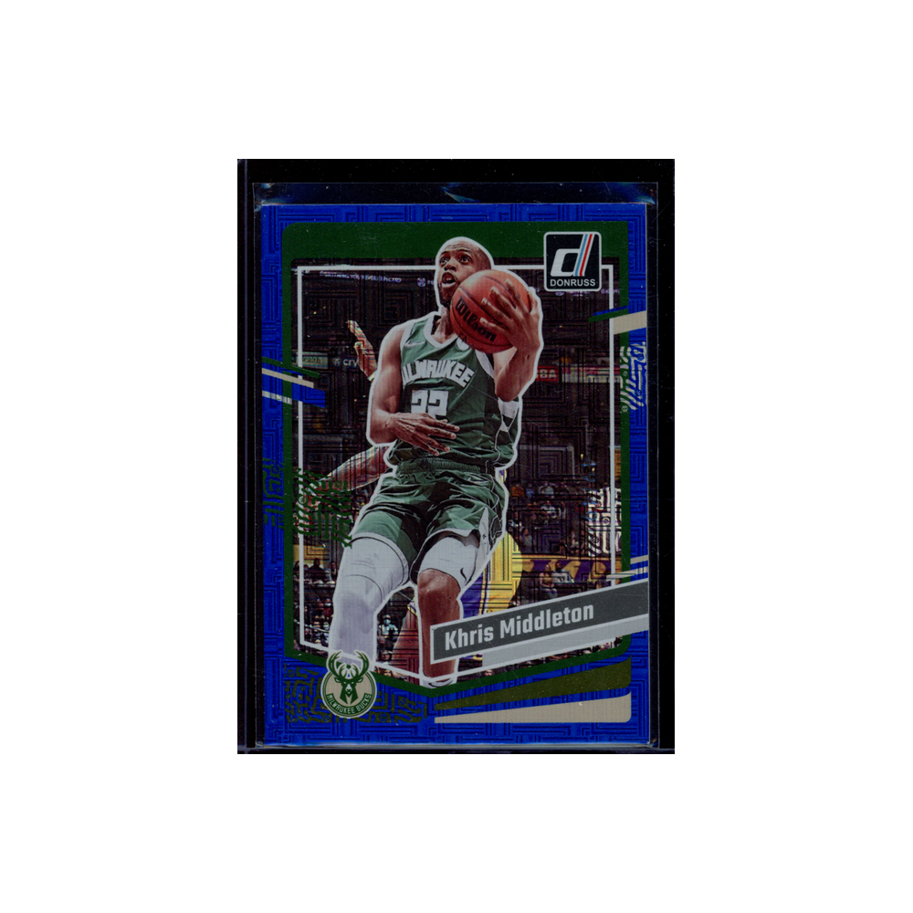 Khris Middleton 2023-24 Panini Donruss Basketball Blue Choice /49
