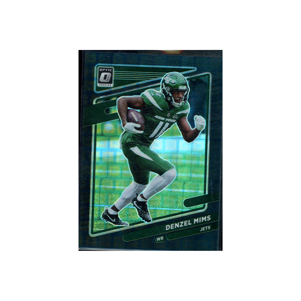 Denzel Mims 2021 Panini Donruss Optic Football Black Pandora /25