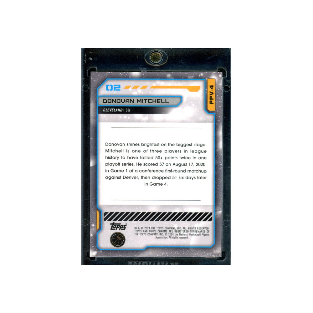 Donovan Mitchell 2024 Topps Chrome Basketball Planetary Pursuit