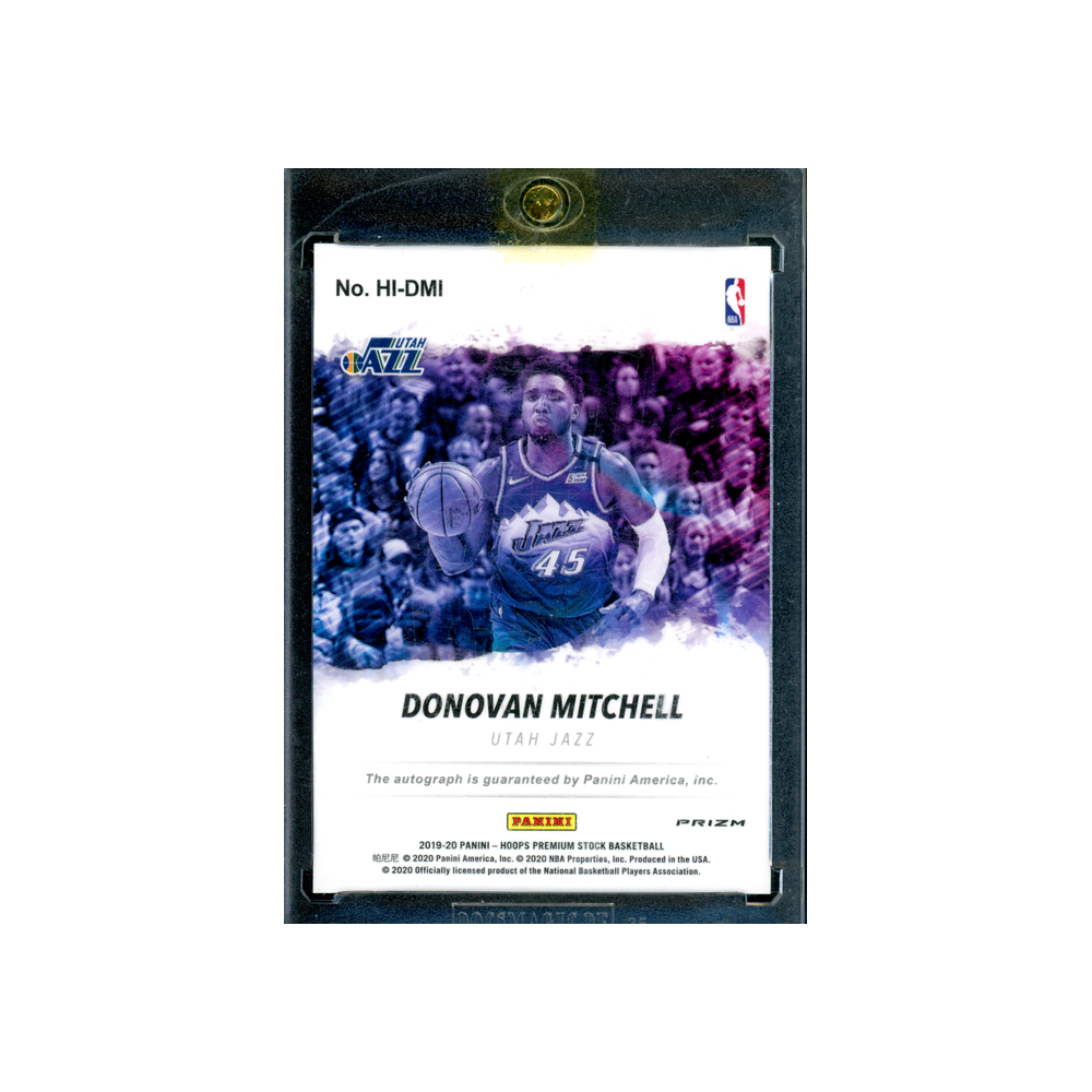 Donovan Mitchell 2019-20 Panini Hoops Premium Stock Basketball Hoops Ink Auto