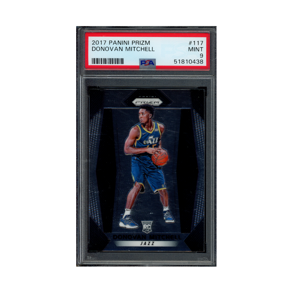 Donovan Mitchell 2017 Panini Prizm Basketball Rookie PSA 9