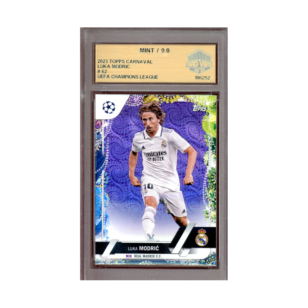 Luka Modric 2023 Topps Carnaval UCL /15 GSG 9