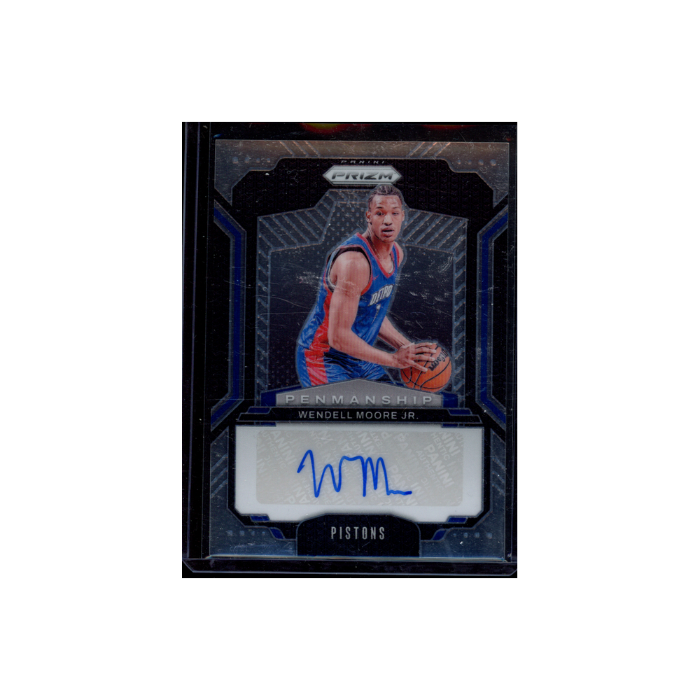 Wendell Moore Jr. 2024-25 Panini Prizm Basketball Penmanship