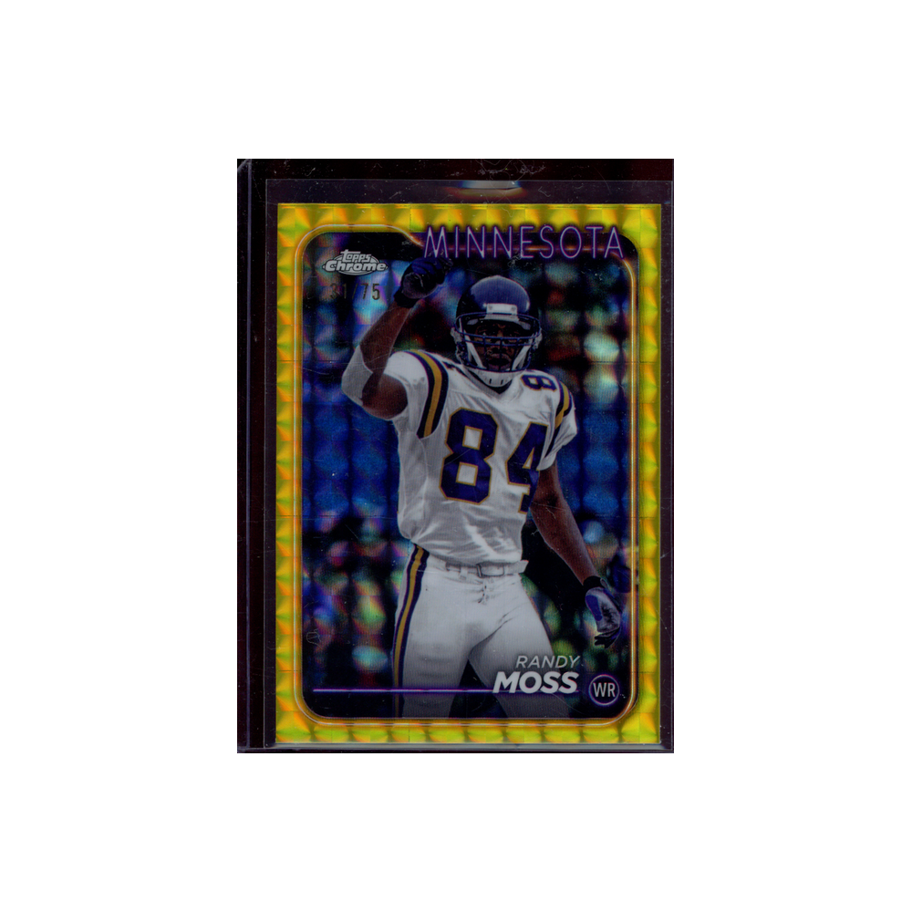 Randy Moss 2024 Topps Chrome Football Yellow /75