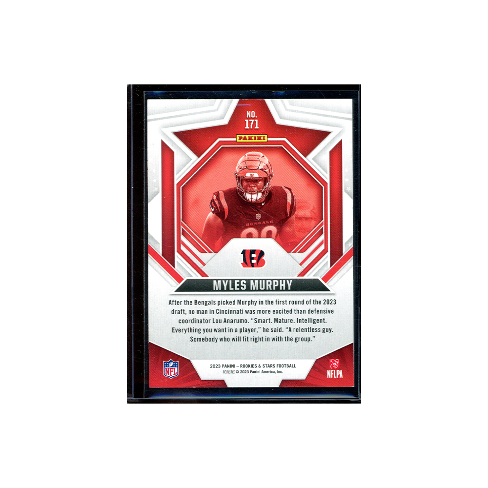 Myles Murphy 2023 Panini Rookies & Stars Football Rookie True Blue /49