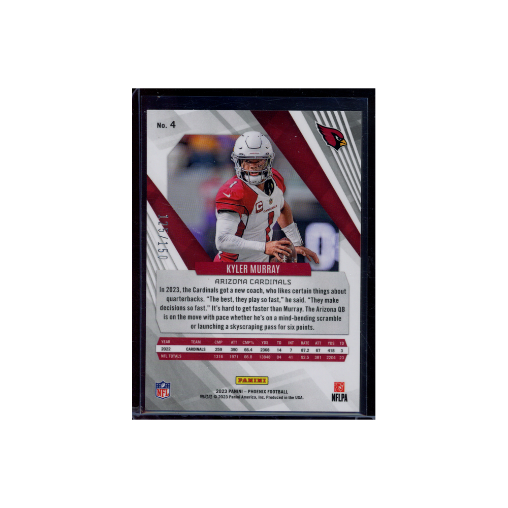 Kyler Murray 2023 Panini Phoenix Football Lava /150