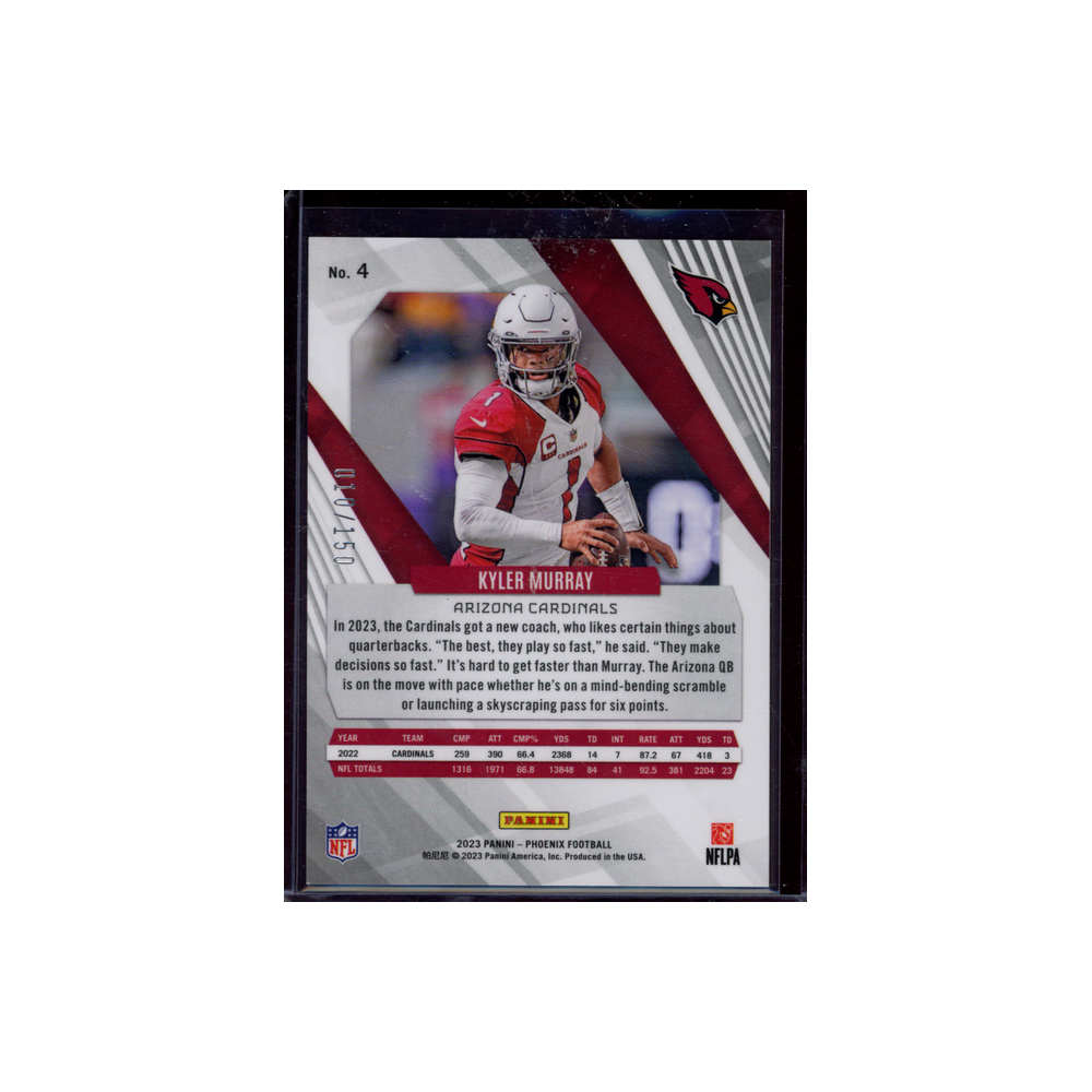 Kyler Murray 2023 Panini Phoenix Football Lava /150