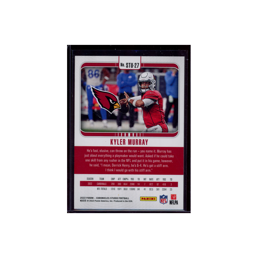 Kyler Murray 2022 Panini Chronicles Football Studio /199