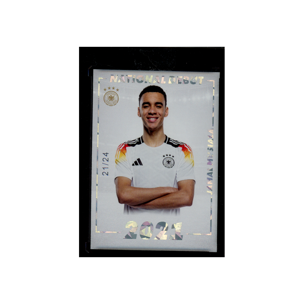Jamal Musiala 2024 Panini DFB Team Set Cracked Ice National Debut /24