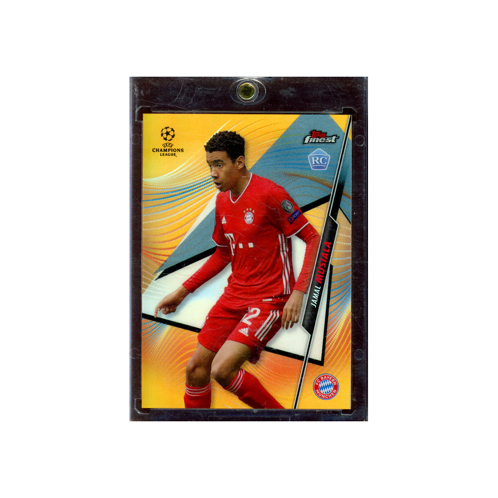 Jamal Musiala 2020-21 Topps Finest Rookie Orange Refractor /25