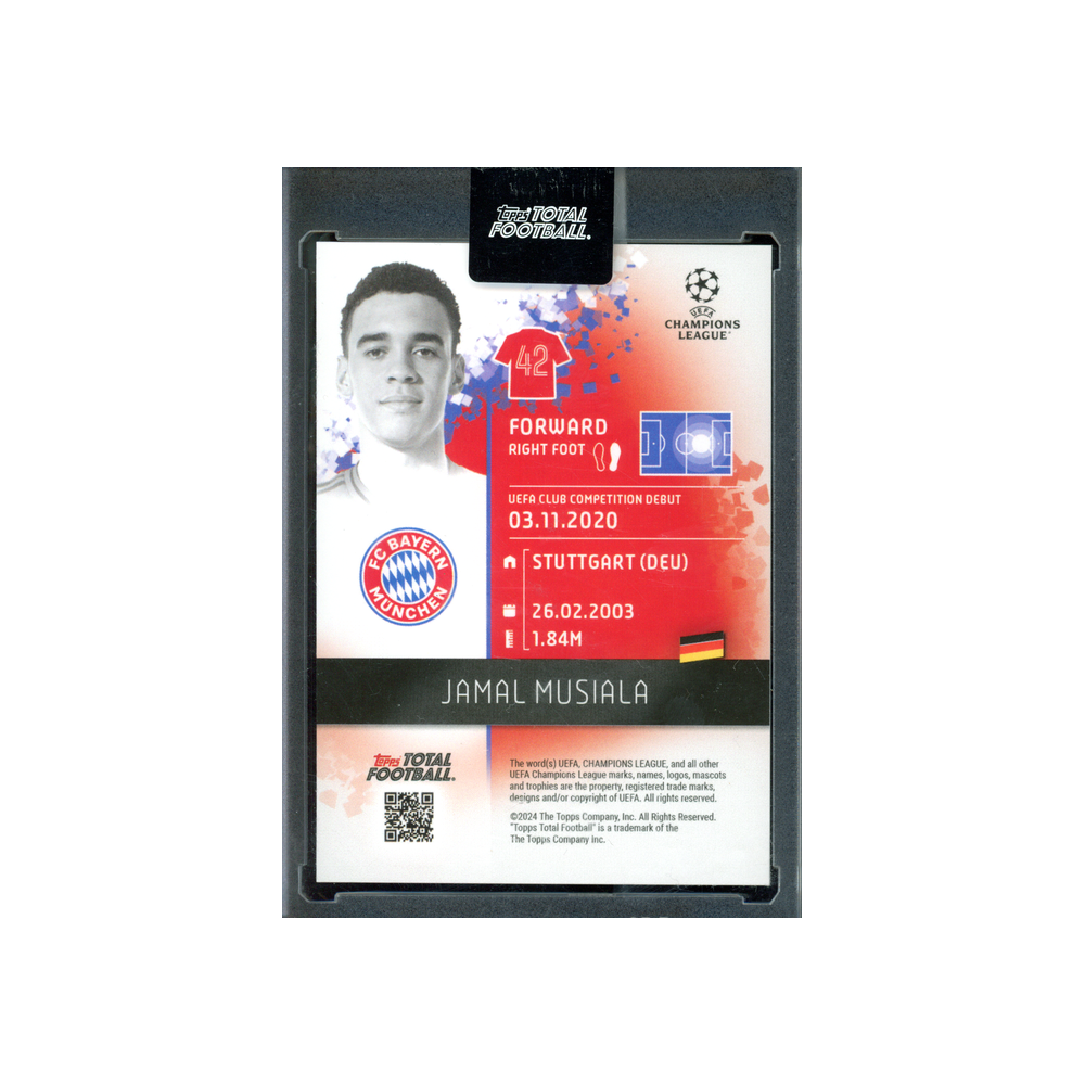 Jamal Musiala Topps Total Football New Year 2025 /50