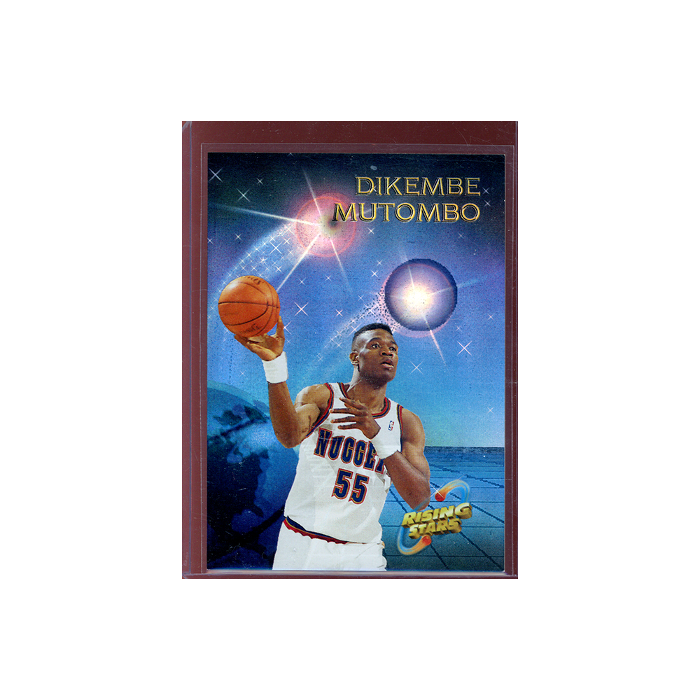 Dikembe Mutombo 1994 Topps Stadium Club Basketball Rising Stars