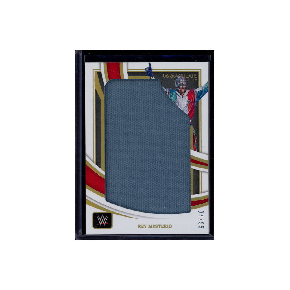 Rey Mysterio 2022 Panini Immaculate Collection WWE Jumbo Ring Canvas Patch /99