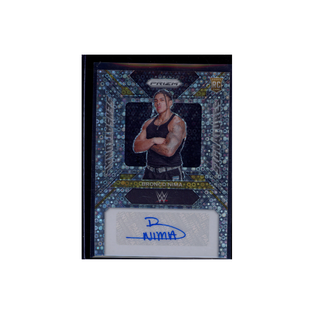 Bronco Nima 2024 Panini Prizm WWE Sensational Signatures Disco Auto