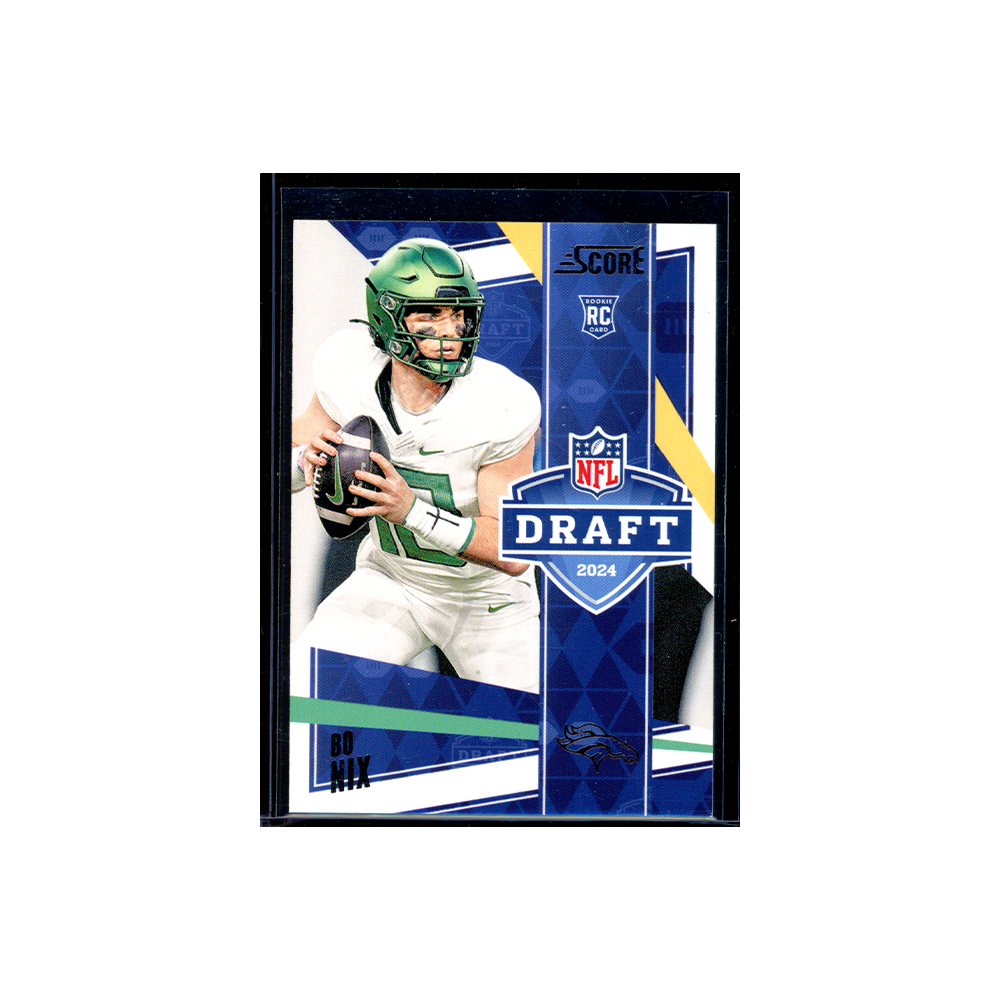 Bo Nix 2024 Panini Score Football Rookie Draft 2024