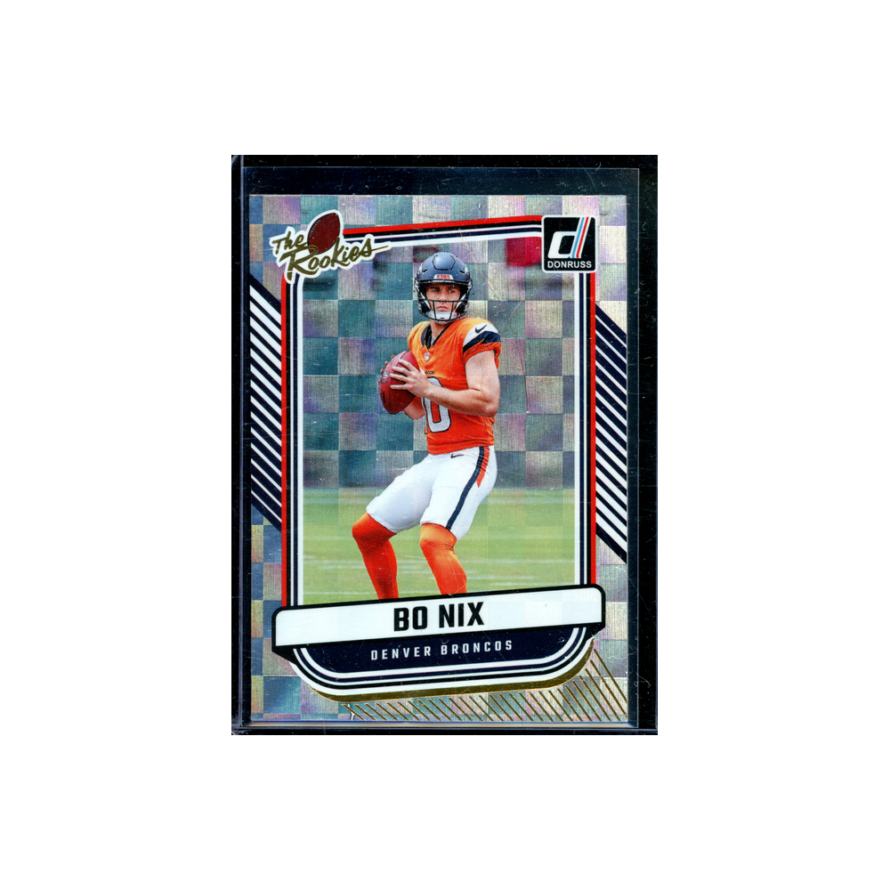 Bo Nix 2024 Panini Donruss Football The Rookies